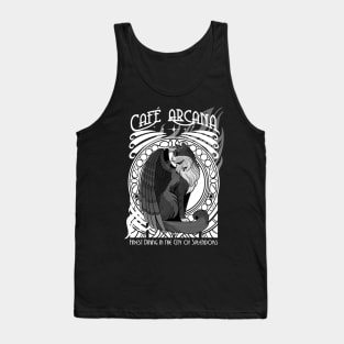 Cafe Arcana - Black and White Tank Top